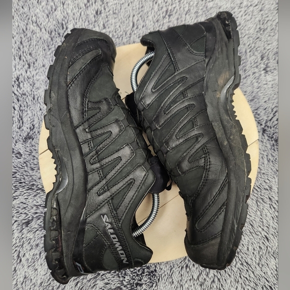 Salomon Leather Upper Ltd Edition ContraGrip Trail Running Shoes Women's Size 9 - Picture 5 of 9